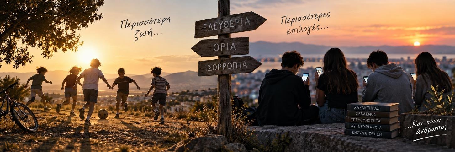 Μεγαλώνοντας Ελεύθερα Παιδιά σε μια Εποχή Χωρίς Όρια